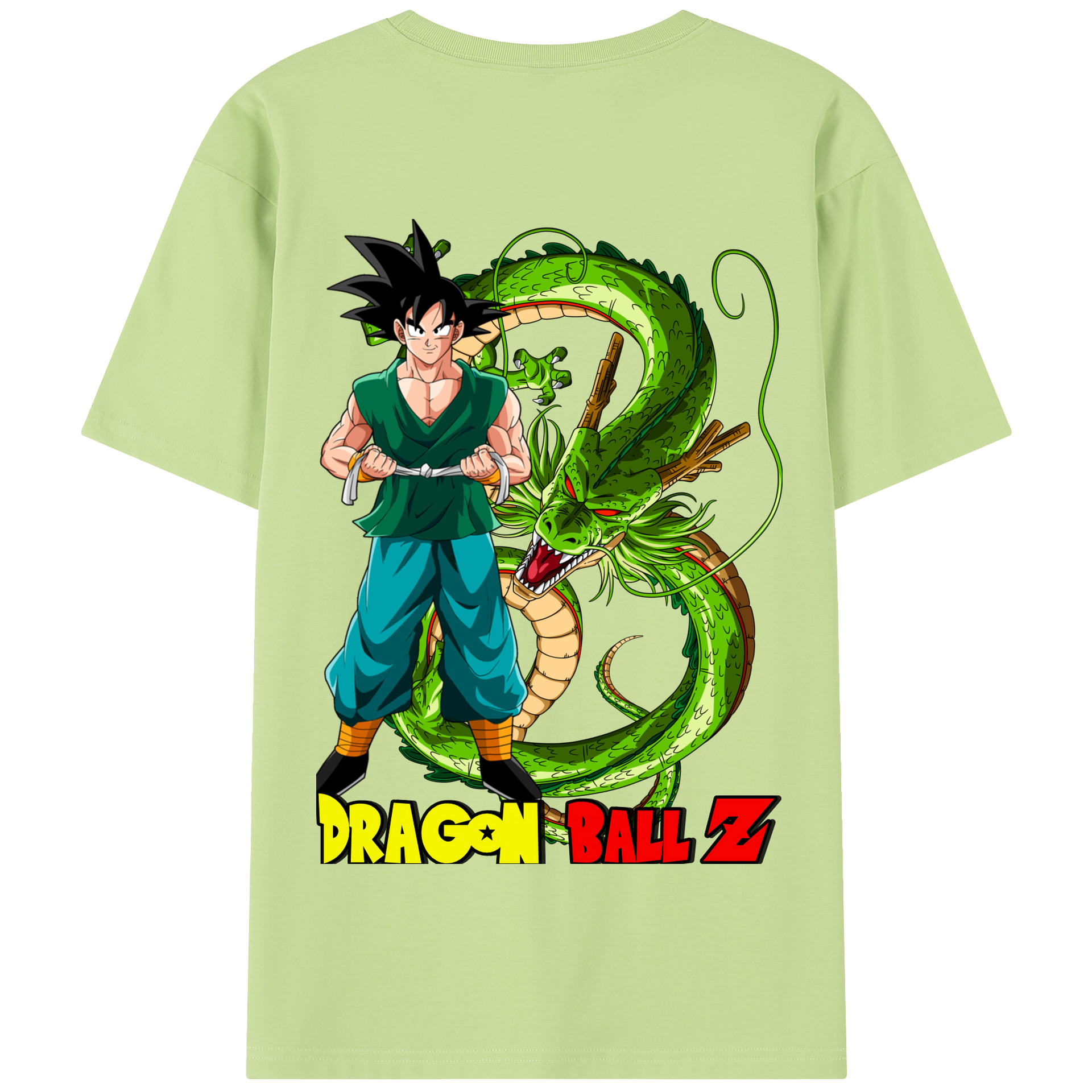 （画像用） ドラゴンボール 孫悟空（そん ごくう）Son Goku カカロット DRAGON BALL Kakarotto 綿100％半袖Tシャツ（背面プリント）